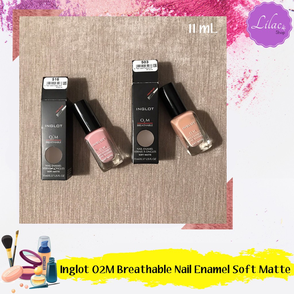 KUTEKS HALAL CAT KUKU INGLOT O2M BREATHABLE NAIL ENAMEL SOFT MATTE