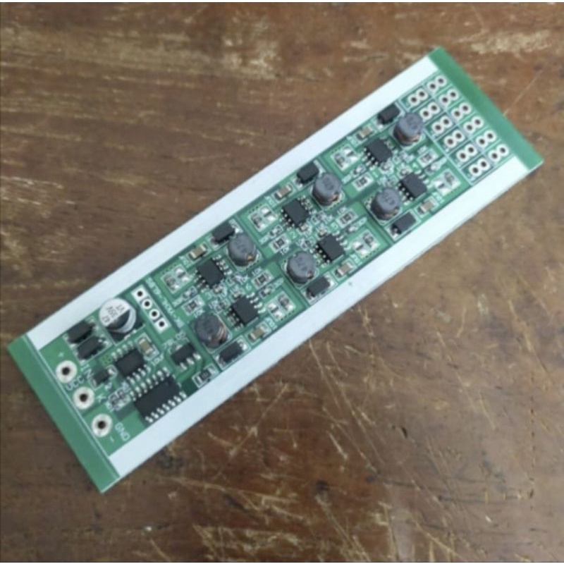 Jual MODUL KIT LED 6TR 6 CHANNEL DC 12V jalur otomatis manual 16 mode