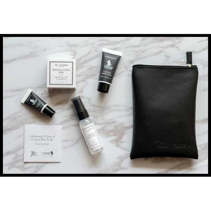 Amenity Kit Travel New Black From Singapore Airlines