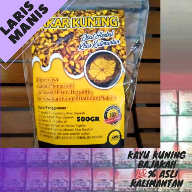 

Kayu akar bajakah kuning 500gram kalimantan minuman herbal obat bajakah kemasan plastik akar bajakah