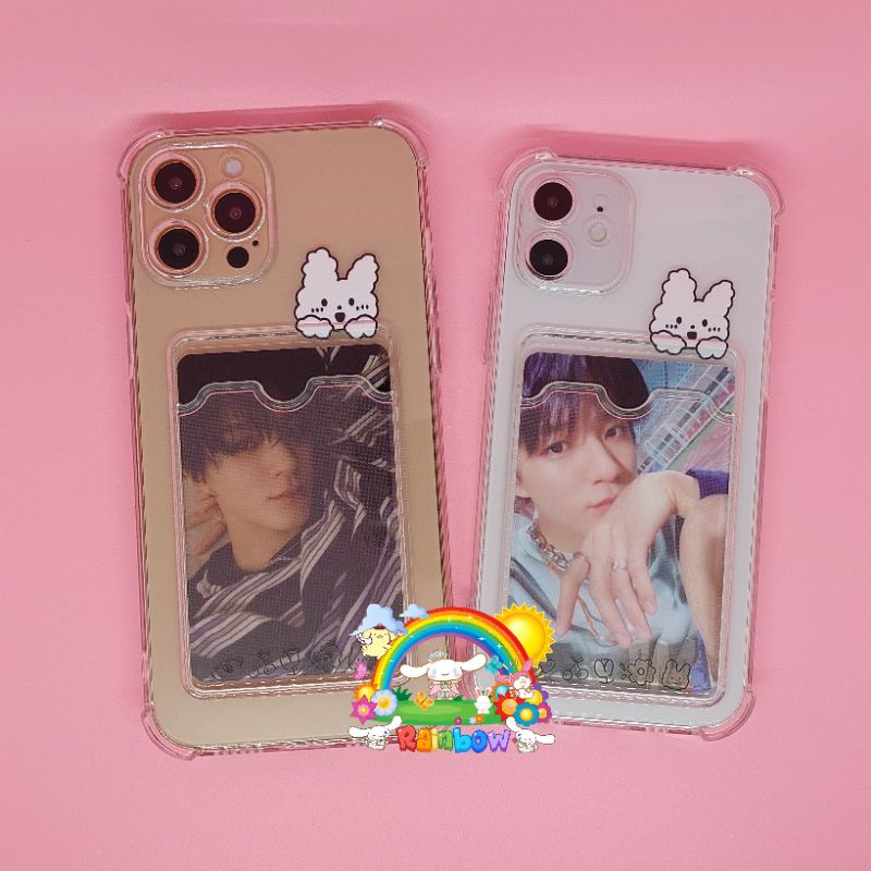 PHONE CASE HP IPHONE 11 12 PRO PROMAX CARD CASE KPOP PHOTOCARD PC NCT 127 DREAM WAYV EXO RED VELVET 