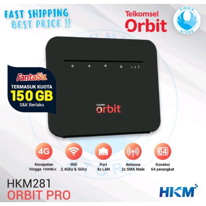 Modem WIFI router HKM orbit pro HKM281