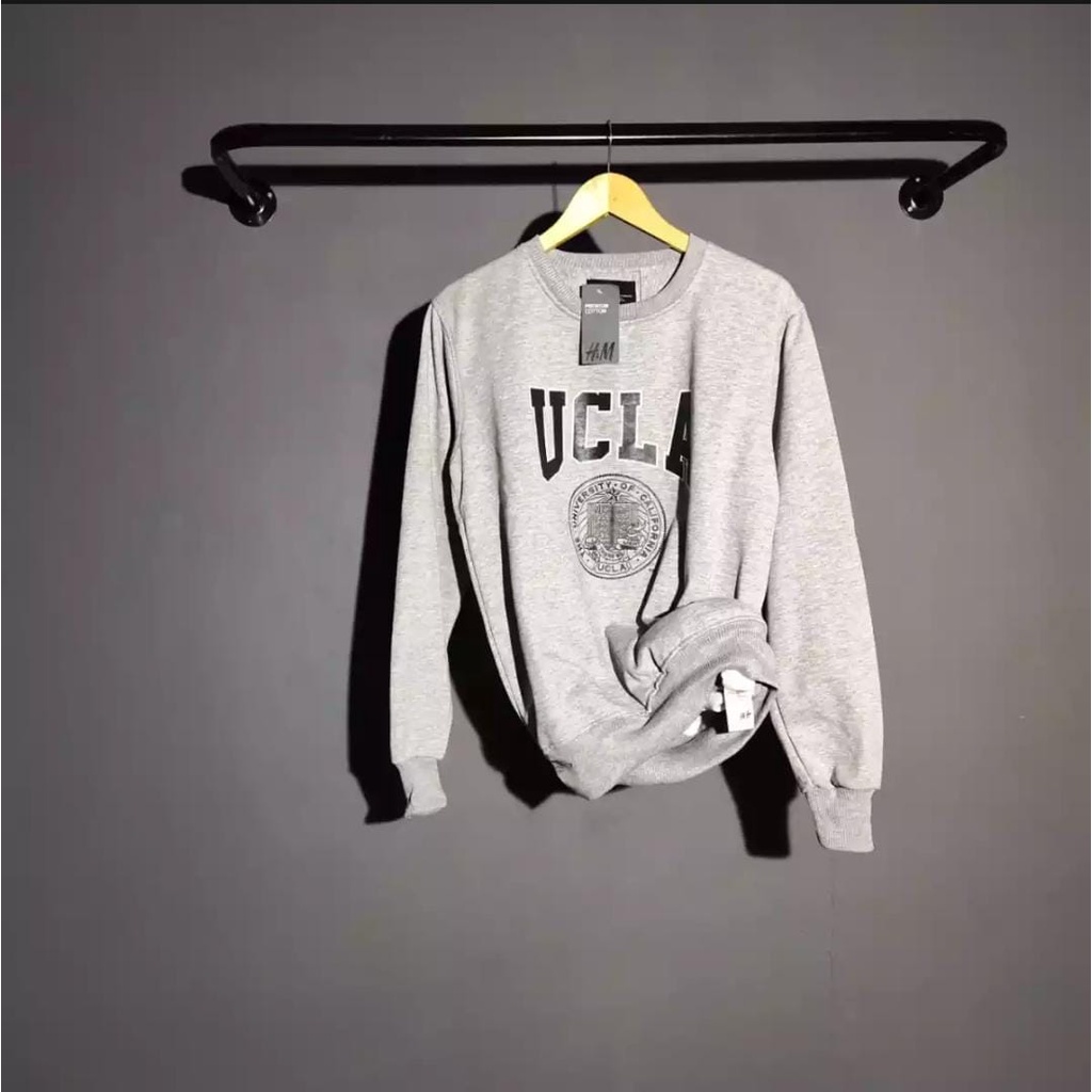 CREWNECK SWEATER UCLA HIJAU BOTOL SWITER CRUNEK SWEATSHIRT UNTUK PRIA WANITA TERMURAH