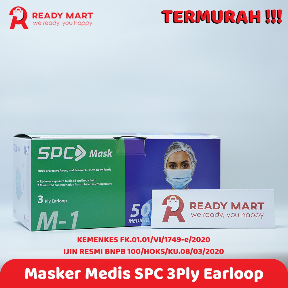 Masker Medis SPC 3Ply Earloop