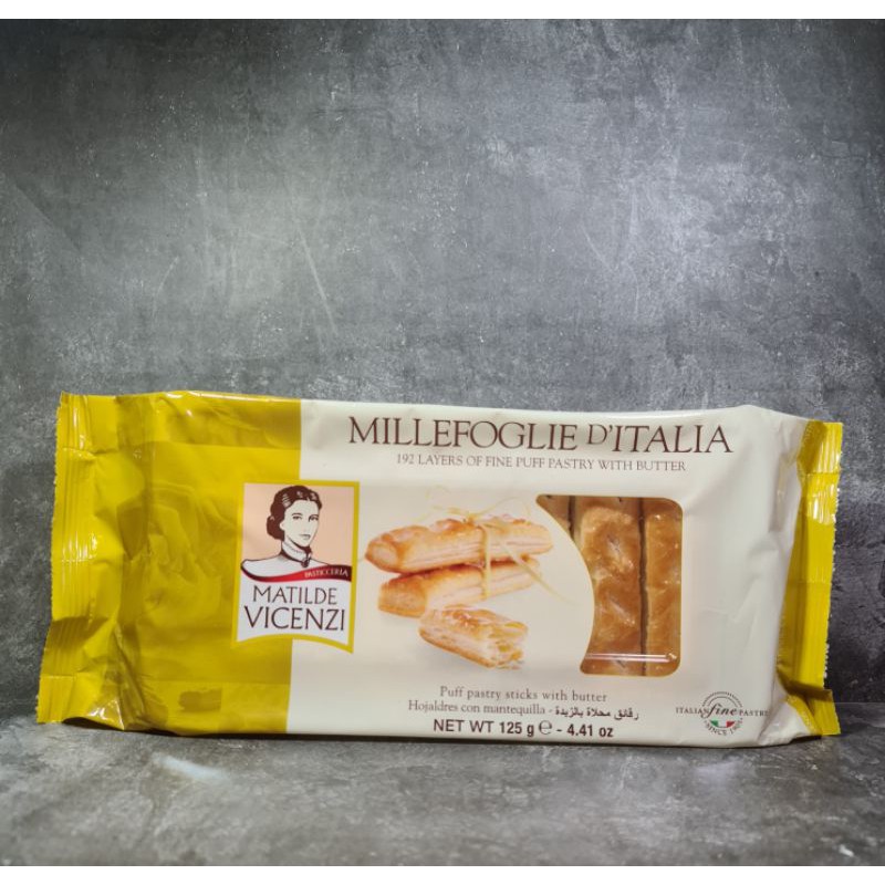 

Vicenzi Millefogile D'Italia Puff Pastry Sticks With Butter 125g