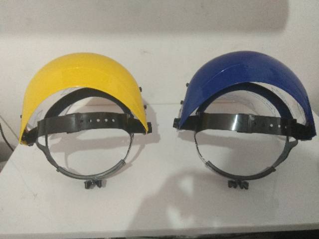 Face shield set visor blue eagle fast track