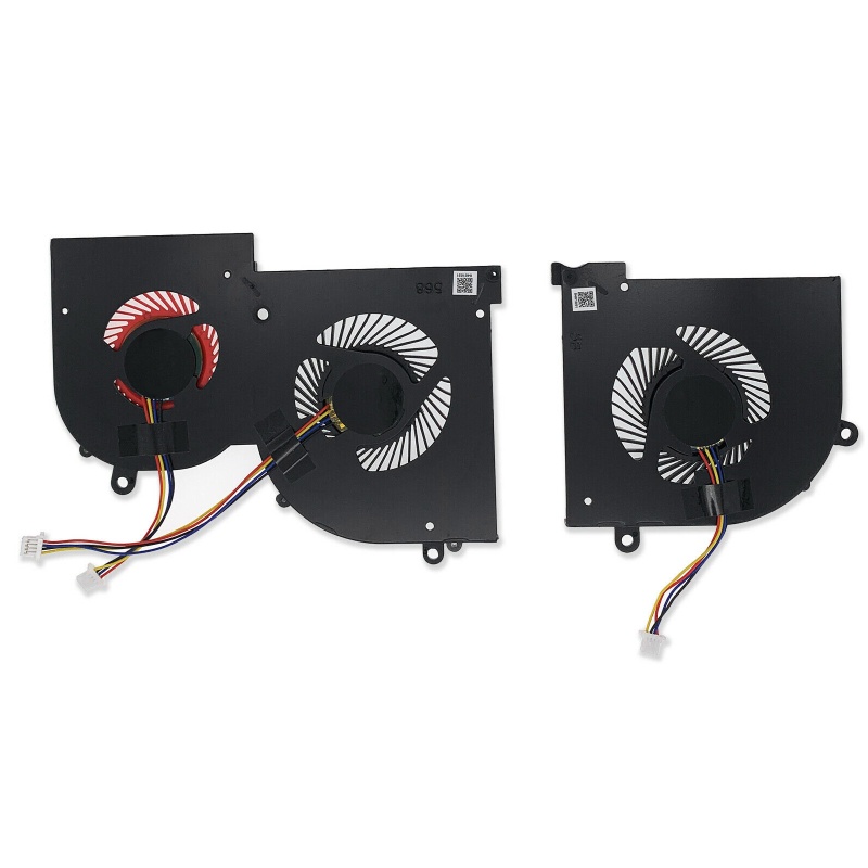 Vivi CPU GPU Fan Laptop Cooling Fan Untuk DC 5V 0.5A Radiator 4pin Untuk MSI GS65 GS65VR