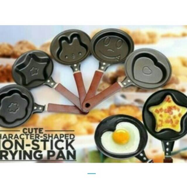 TEFLON FRYING PAN MINI WAJAN ANTI LENGKET TELUR ROTI BISKUIT CAKE