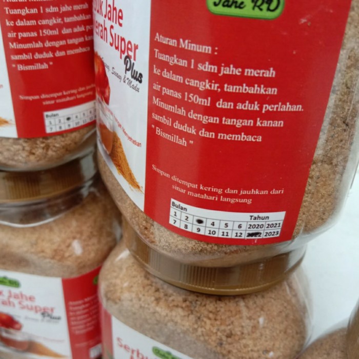 Jahe Merah Super RD - Serbuk Jahe Merah Habbatusauda Ginseng