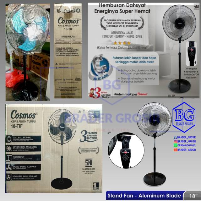 Cosmos Fan – Stand /Kipas angin cosmos 18-TIF