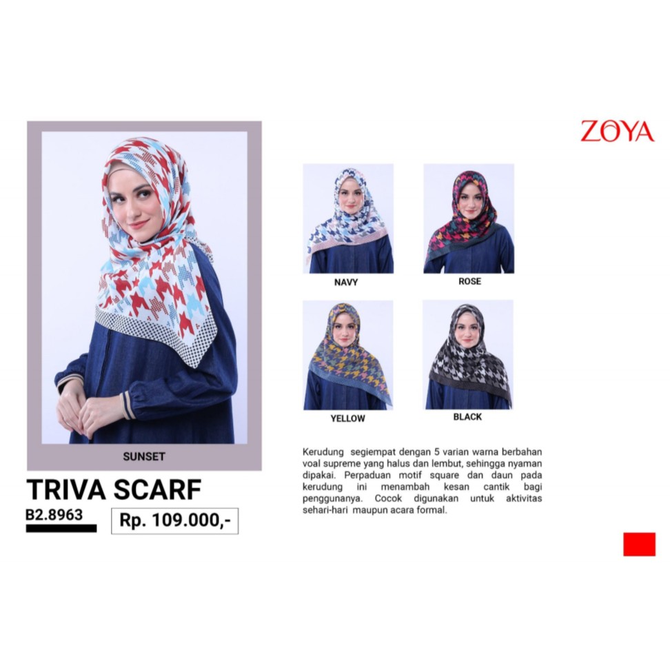 [New Arrival] Triva Scarf - Zoya