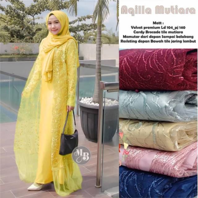 dress Aqilla mutiara