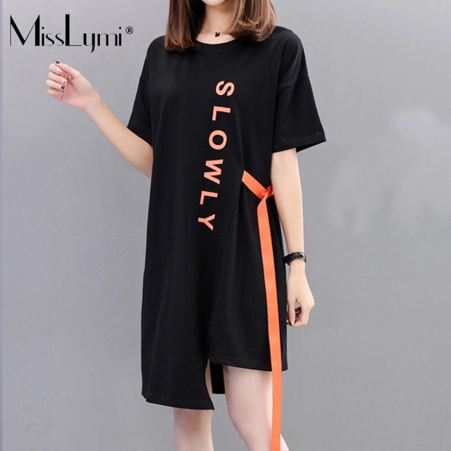 DRESS BAHAN KAOS ORI BANGKOK PREMIUM IMPORT KOREAN STYLE