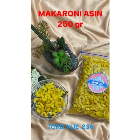 

MAKARONI ASIN 250gr/MAKARONI BANTET/MAKARONI ASIN/MAKARONI GURIH/MAKARONI RENYAH/MAKARONI/CEMILAN ASIN/CEMILAN GURIH