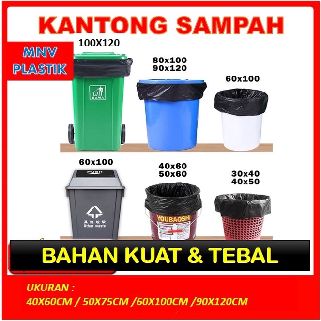 Kantong Plastik Sampah Plastik Packing Online Grabage bag Trash Bag Tebal Anti Bocor Tidak bau Grosir