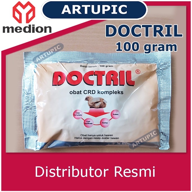 Doctril 100 gram Obat CRD Kompleks Ayam Unggas Medion Artupic