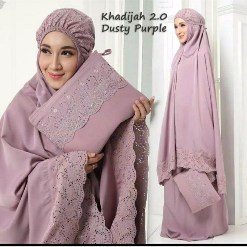 Awrellcollection - Mukena Dewasa Khadijah Katun Premium