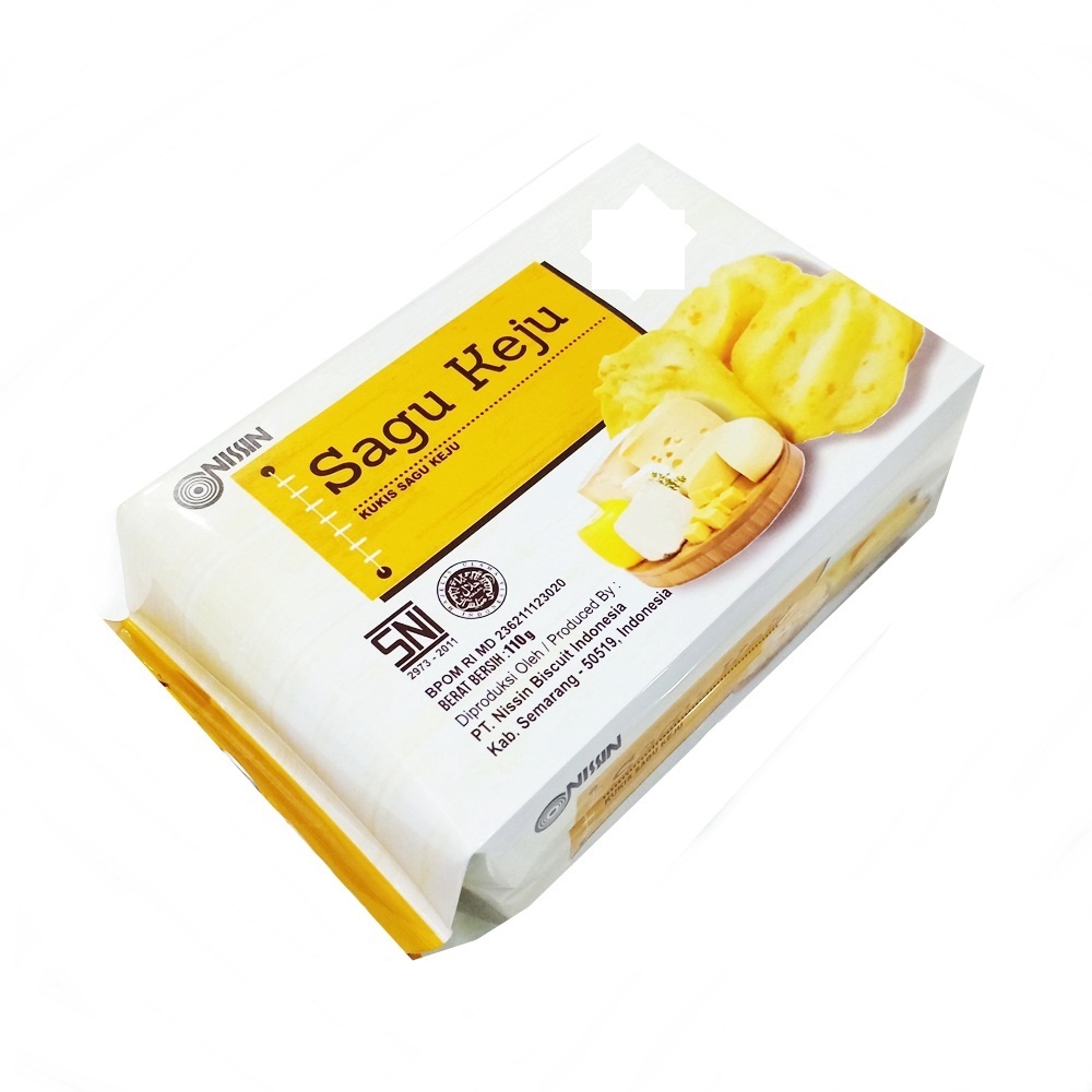 NIssin Sagu Keju 110gr -  Camilan Anak