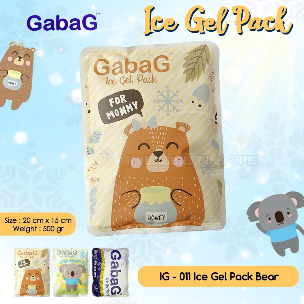 Ice Gel Thermal Pack GABAG Ice Pack Pengganti Dry Ice Gel (500gram &amp; 200gram) IG-011 IG-022 IG-025