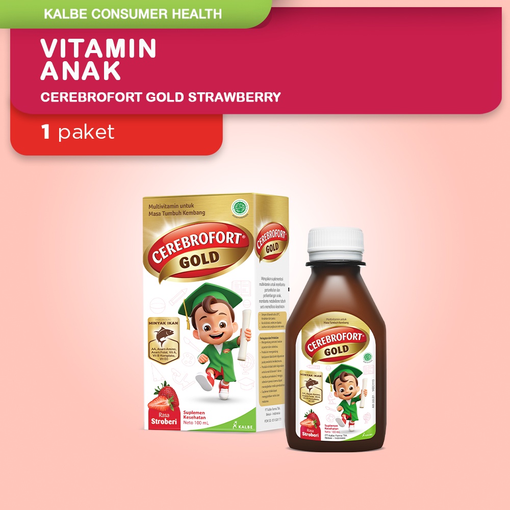 Cerebrofort Gold Vitamin Anak 100ml