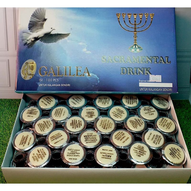 

1 box-anggur cup perjamuan kudus-non alkohol-PROMO-Original Product