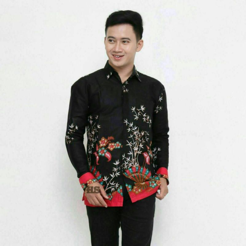 KEMEJA BATIK PRIA LENGAN PANJANG