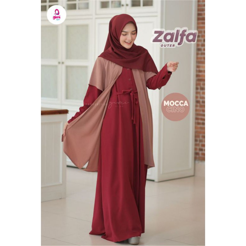 ZALFA OUTER LUARAN GAMIS GIMI HIJAB