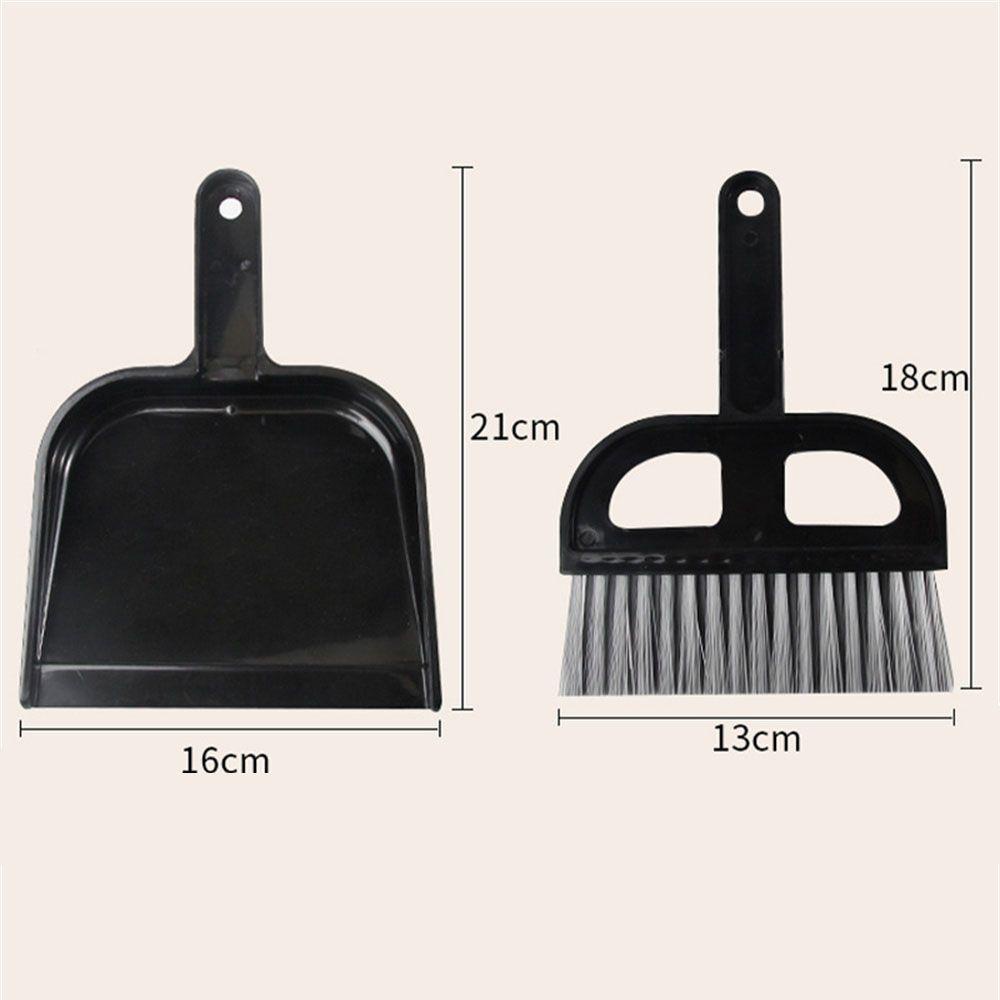 Solighter Sapu Pengki Set Lucu Tekan-Alatan Desktop Manual sweeper