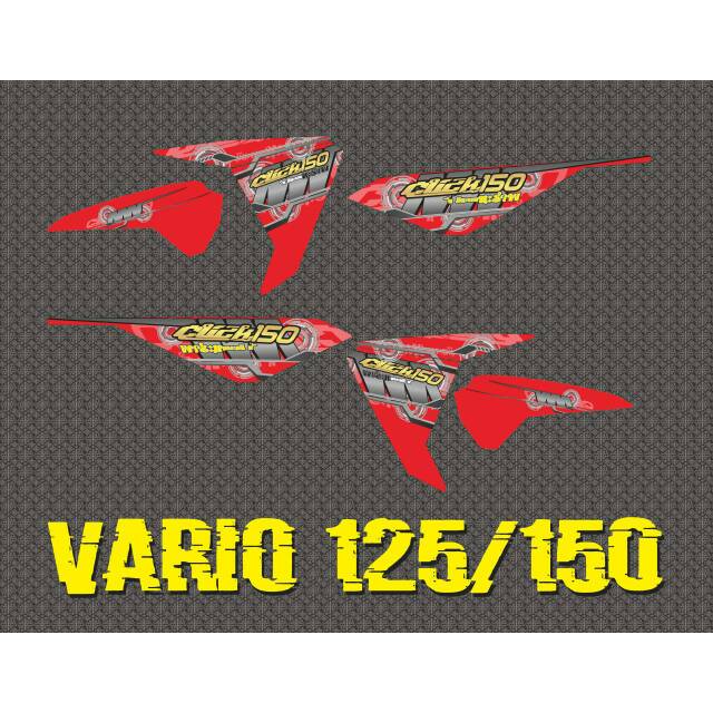 Decal Stiker motor vario 150 led