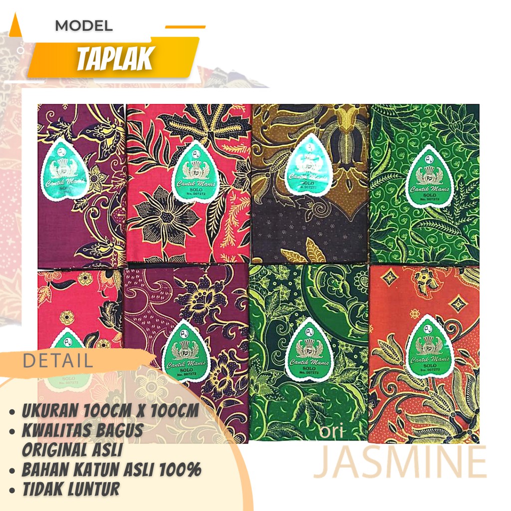 Taplak Meja guru batik /  taplak meja guru kain taplak meja /  taplak meja makan motif