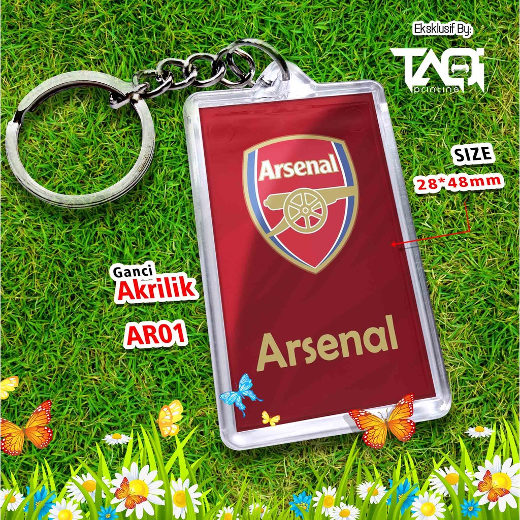 ARSENAL / KEYCHAIN ARSENAL / GANTUNGAN KUNCI ARSENAL / GANCI FOOTBALL CLUB