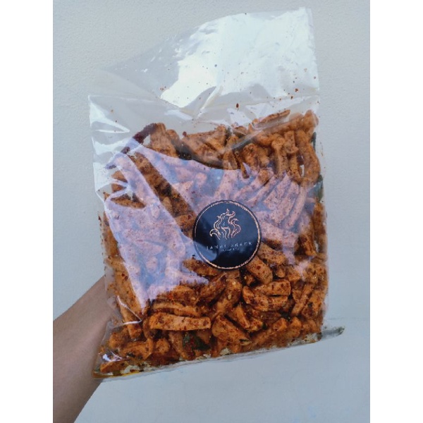 

PROMO 1/2 Kg Basreng Stik Kriuk Original/Pedas Daun Jeruk