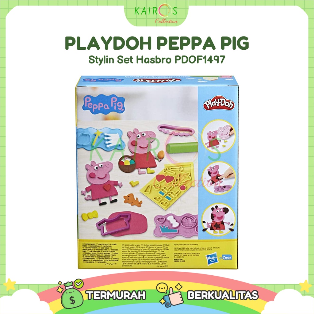 Play Doh Playdoh Peppa Pig Stylin Set Mainan Edukasi PDOF1497