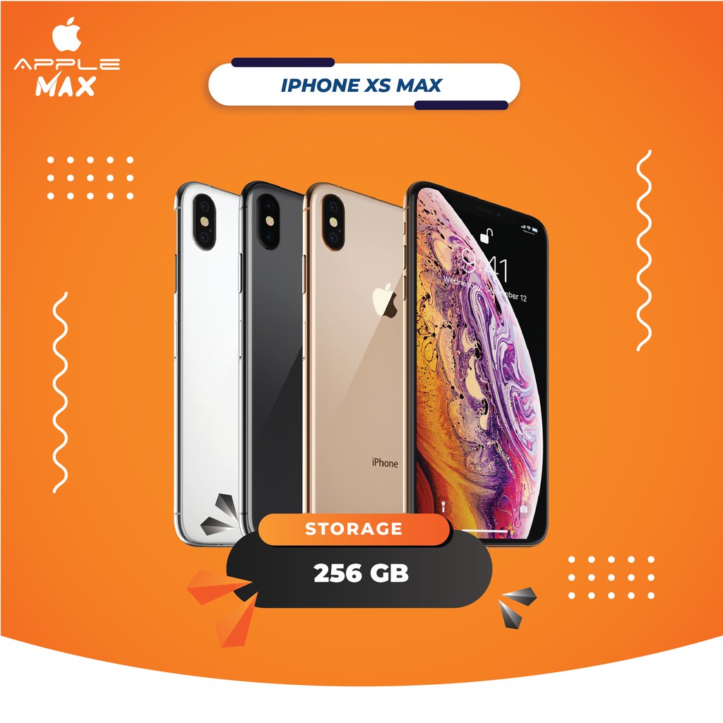 iPhone XS MAX 256GB Second Fullset Normal All Operator - bisa cicilan mahasiswa