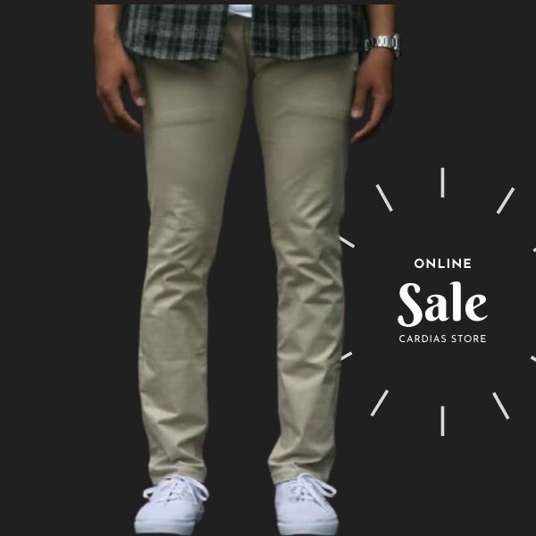 CELANA PRIA PANJANG CHINO ZARA MAN PENSIL DISTRO MURAH