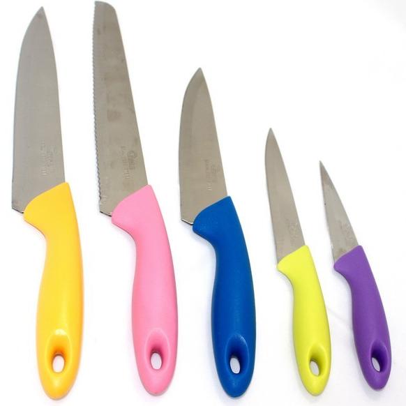 

Al81Z06 Oxone Ox-606 Rainbow Knife Set Pisau Set Grosiranxixi