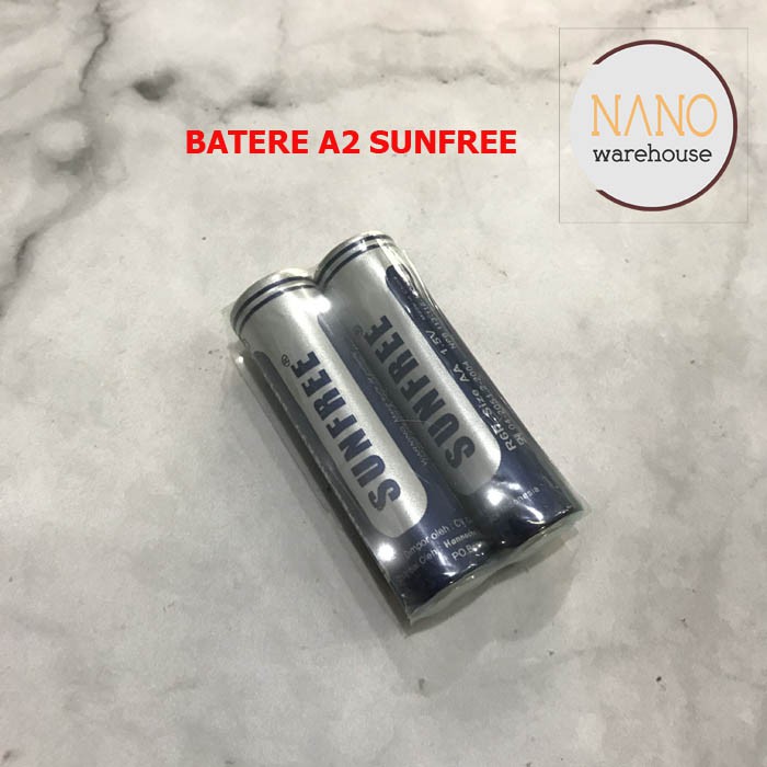 Batere Baterai Batre AA A2 Sunfree AA A2 1,5V Jam Dinding Praktek Sekolah Per PCS