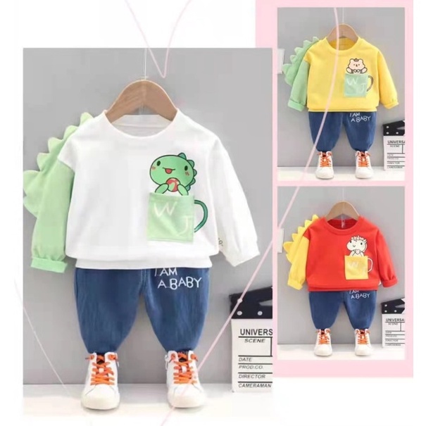 C125 - Setelan Baju Import Anak Cowok / Setelan Baju Anak Cowok Usia 1-4 Tahun / Baju Anak Cowok Ker