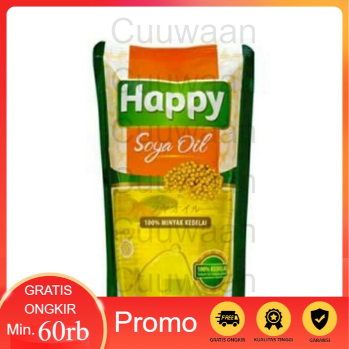 

Happy Soya Oil 1 liter