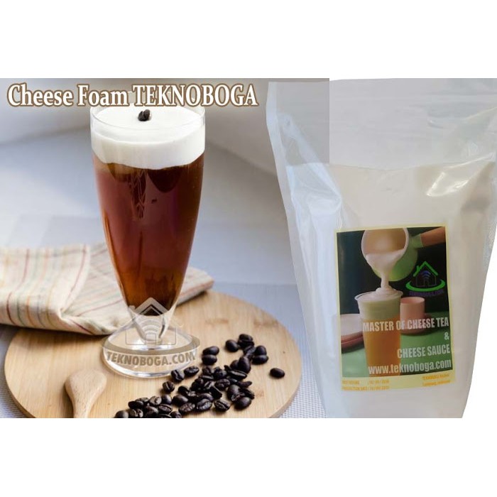 

BUBUK CHEESE FOAM POWDER TEKNOBOGA UNTUK TOPPING MINUMAN