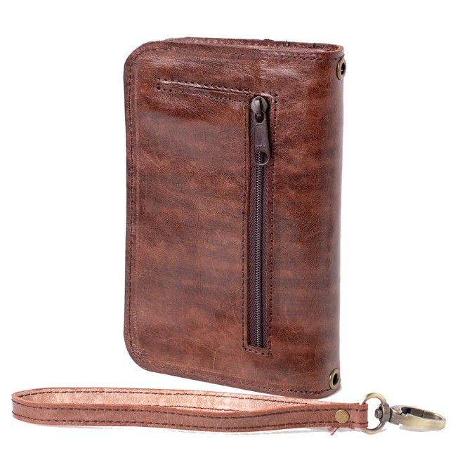 Kenes Leather Dompet Wanita Panjang Kulit Asli GAIA S Nabati - Free Gravir Nama