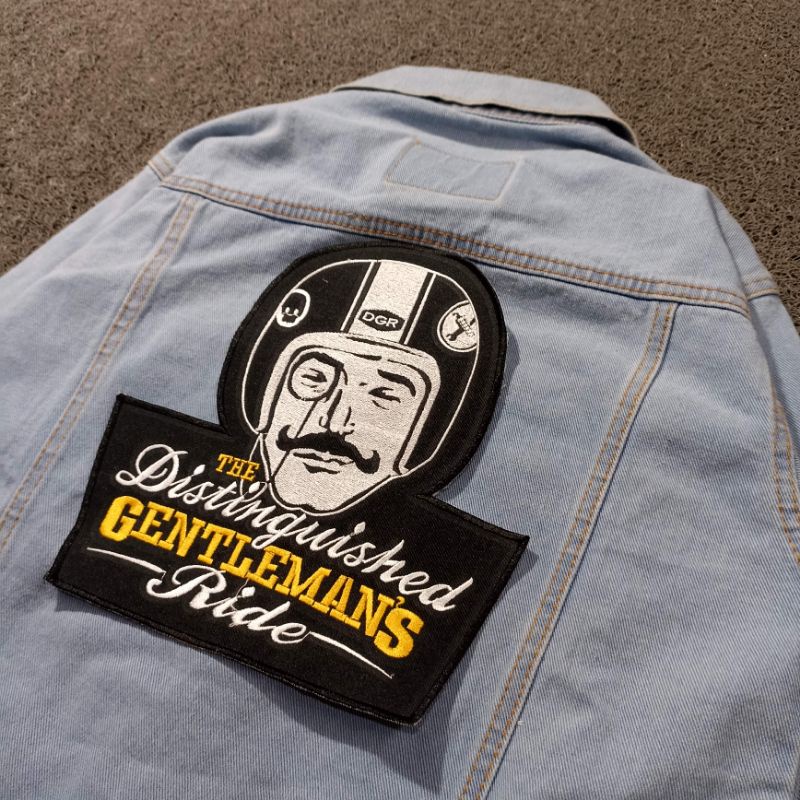 BACKPATCH BORDIR BESAR GENTLEMANS BEST QUALITY