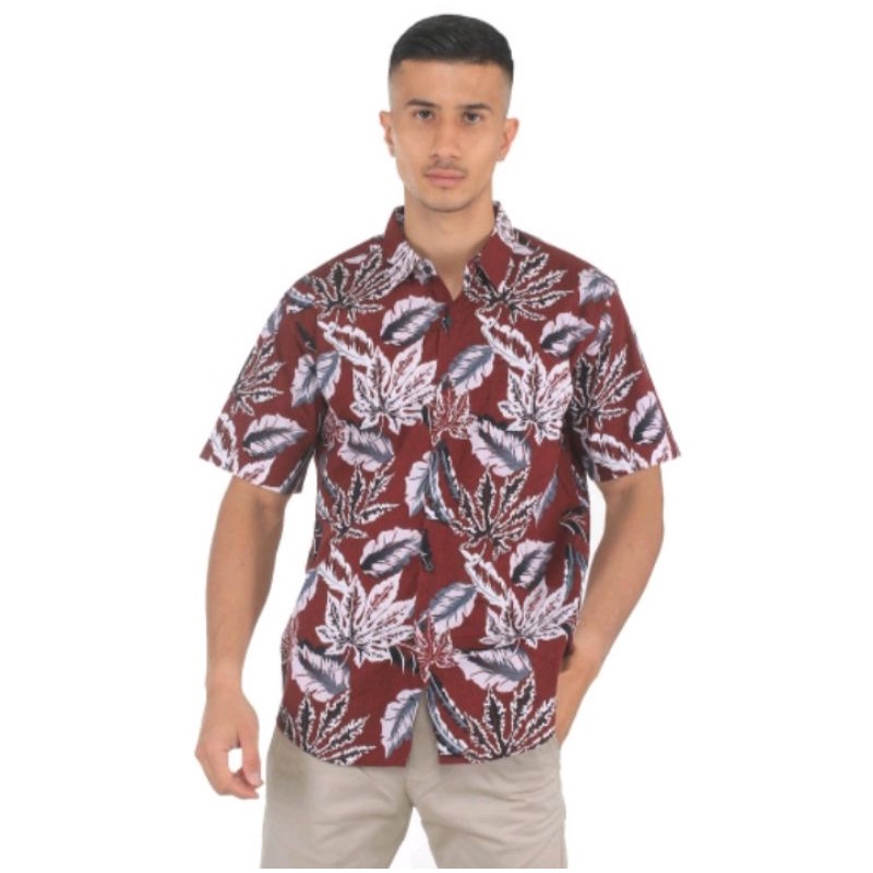 Kemeja Benhill Printing Hawaii Floral