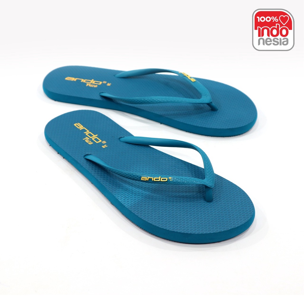 SANDAL KARET DEWASA ANDO NICE 36-40 CEWEK - SANDAL JAPIT CEWEK - ANDO-Tosca