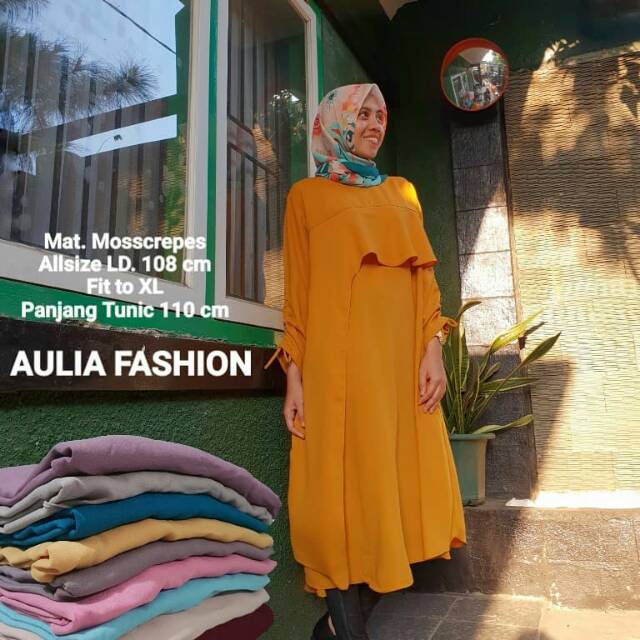 Termurah  ternyaman fashion aulia tunik