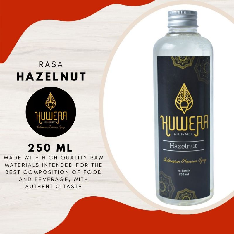 

Sirup Hazelnut l Kuwera Syrup l Kemasan Repack 250 ml