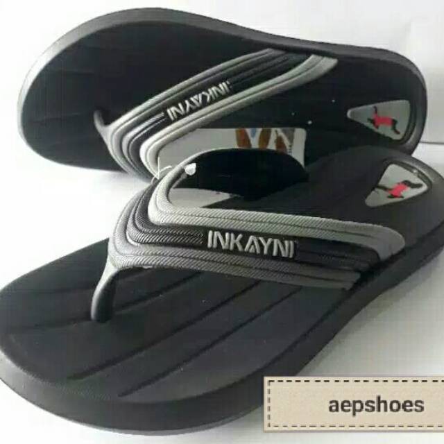 (GROSIR&amp;ECER) Inkayni Dewasa 5608 35-39 / Sandal Jepit Pria / Sandal Karet Dewasa