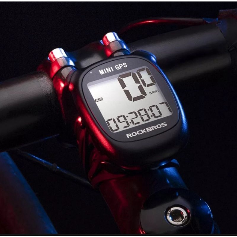 Rockbros Mini GPS Sepeda Speedometer Computer Sepeda Mini GPS Bicycle Computer