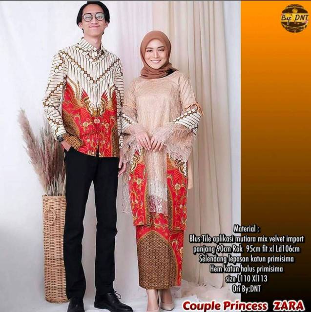 Premium tunik kirana || couple kebaya free selendang