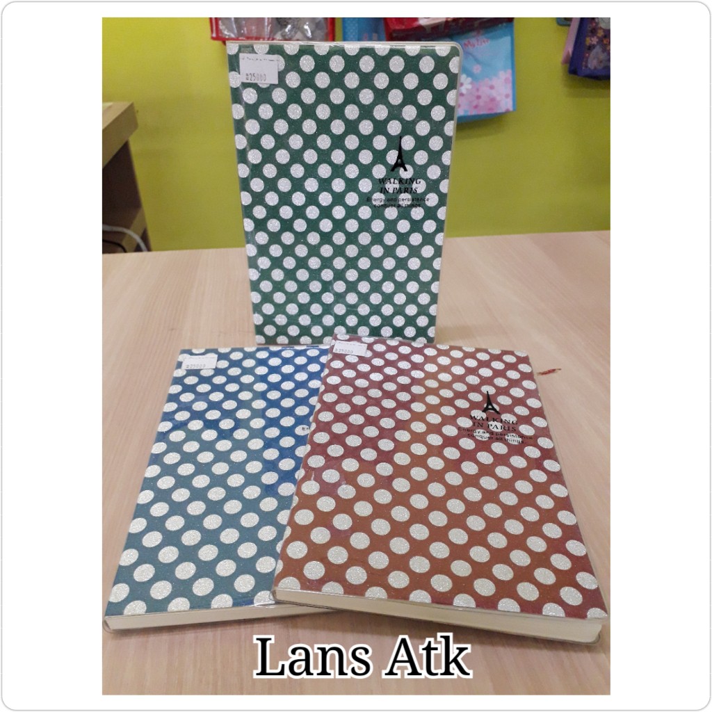 

Buku Glitter Polkadot 25-103 A5 / Memo / Notebook Fancy